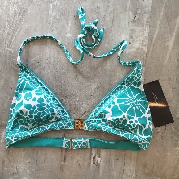 💕BCBGMAXAZRIA💕 Triangle String Bikini Top - Picture 1 of 5